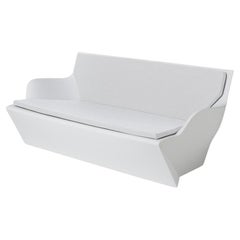 Milky White Kami Yon Sofa With Cushion by Marc Sadler