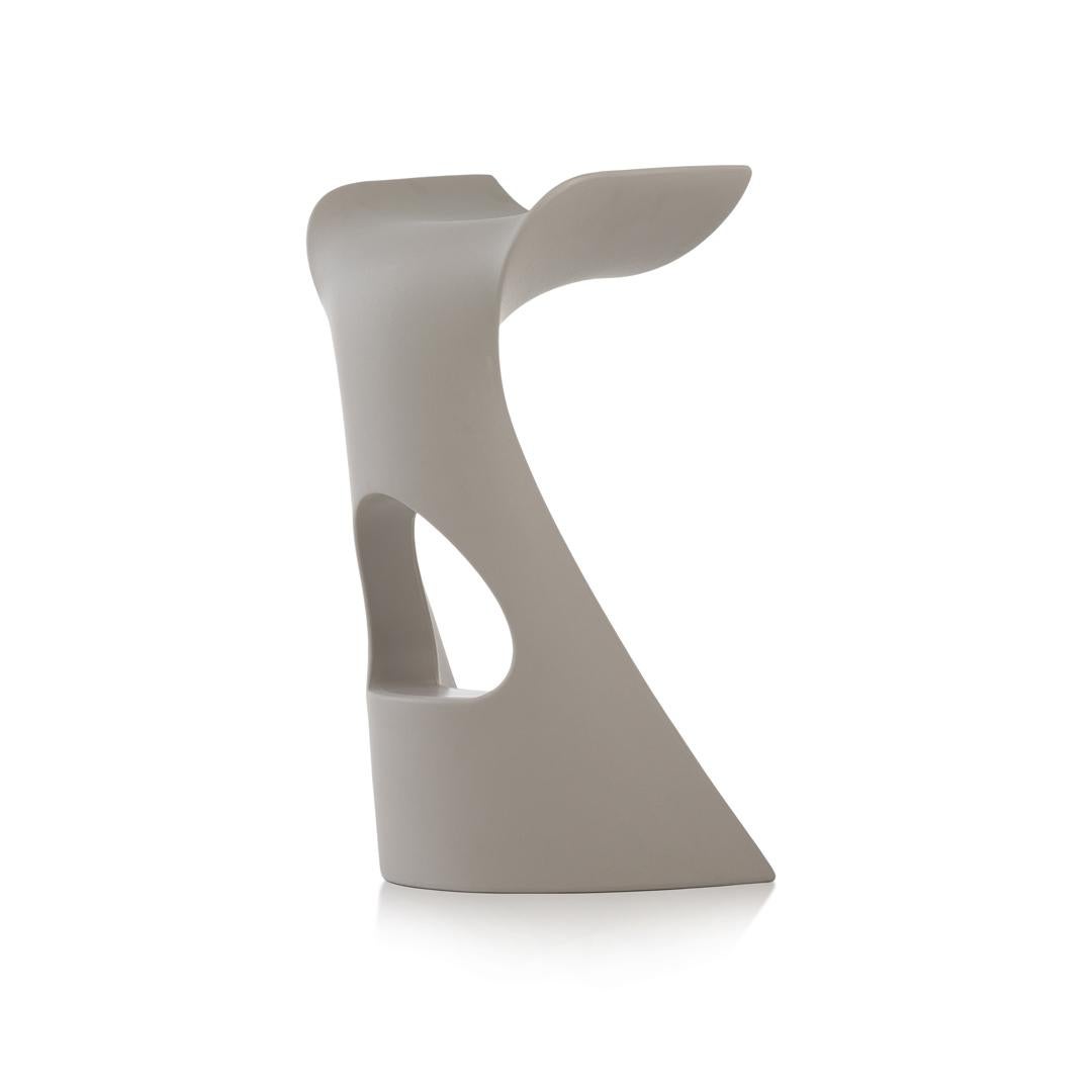 Milky White Koncord High Stool by Karim Rashid For Sale 4