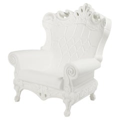 Milky White Little Queen Of Love Kids Armchair by Moro, Pigatti