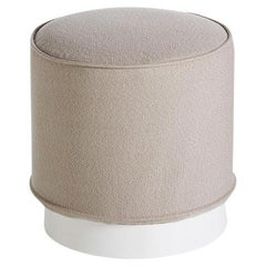 Pouf Mara bianco latte di Lorenza Bozzoli