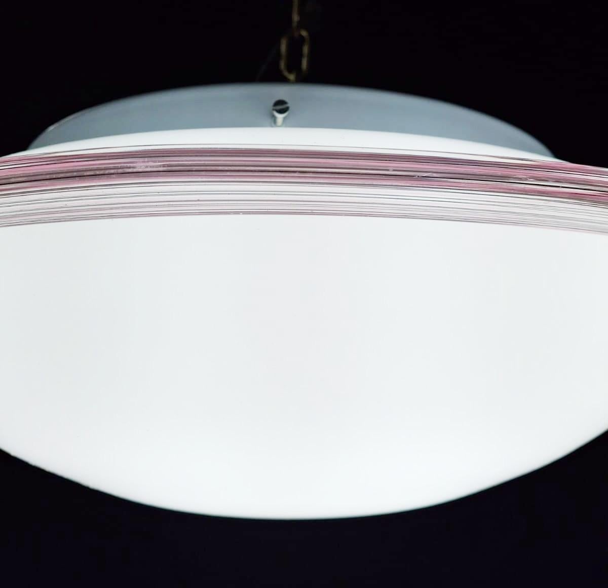 Milky White Murano Flush Mount / Sconce, 2 Available en vente 3