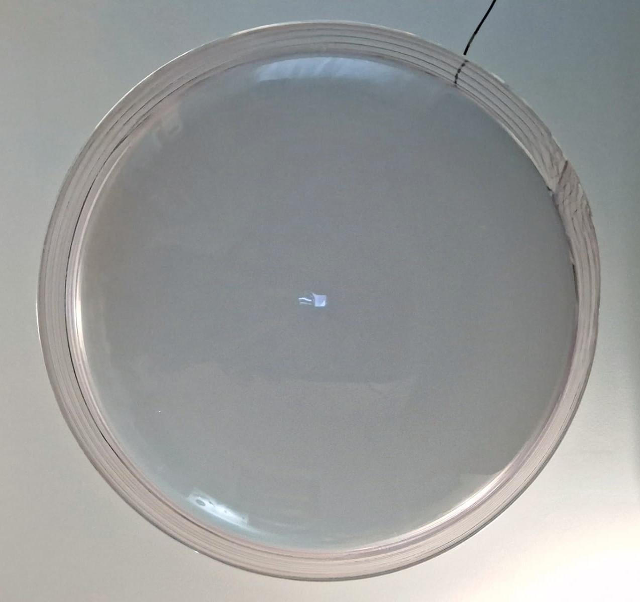italien Milky White Murano Flush Mount / Sconce, 2 Available en vente
