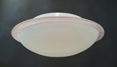 Empotrable / Aplique Murano Blanco Lechoso