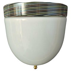Applique de Murano blanc laiteux, 3 disponibles