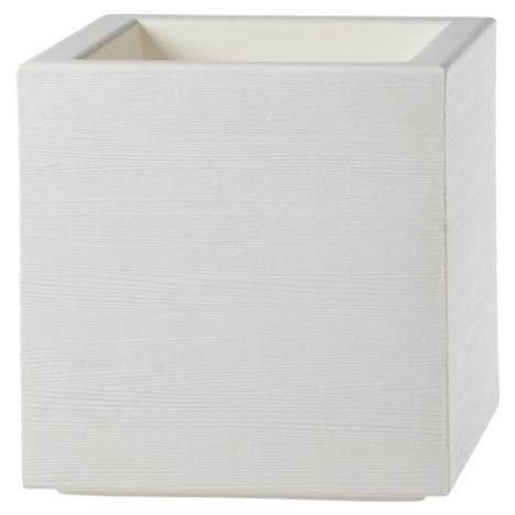 Vaso Quadra 45 bianco latte di Giò Colonna Romano