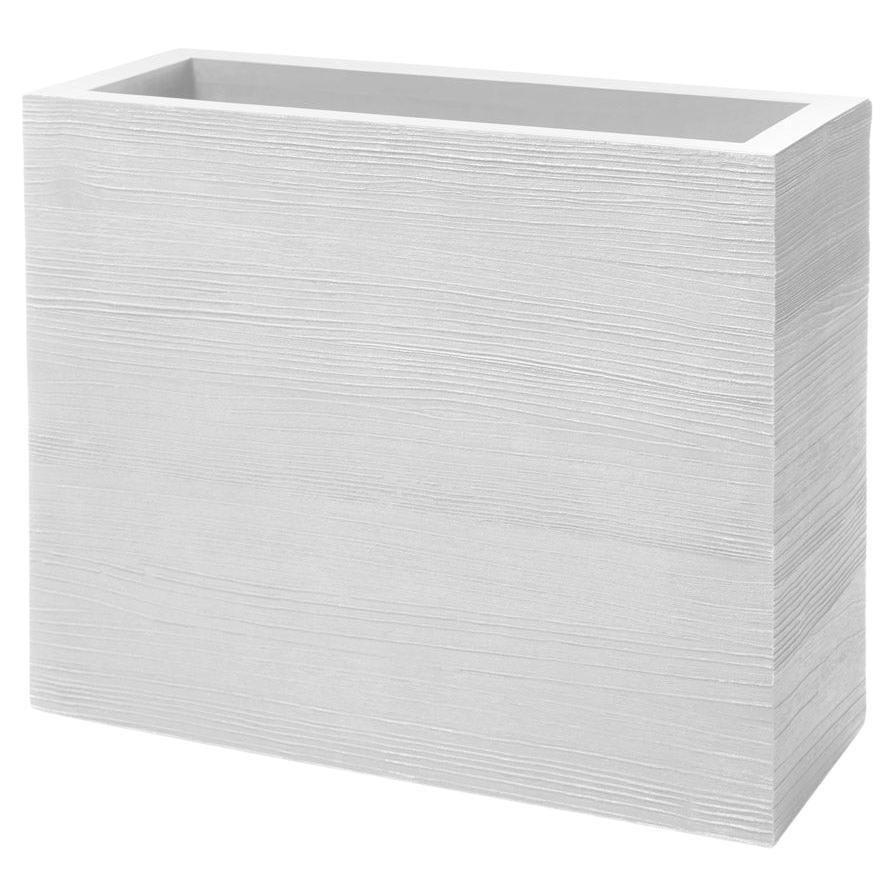 Milky White Quadra Separé Pot by Giò Colonna Romano