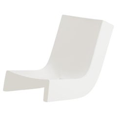 Poltroncina a dondolo Whiting White di Prospero Rasulo