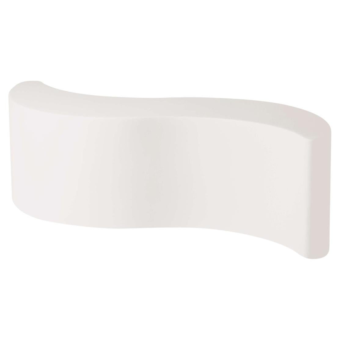 Milky White Wave Bench by Giò Colonna Romano
