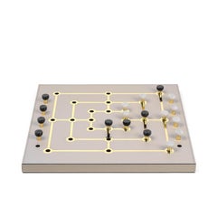 Set in pelle Mill Game Taupe