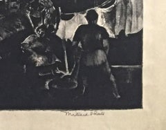 Millard Sheets, Pisos familiares, 1935 (Los Ángeles, CA, viviendas de la época de la Depresión