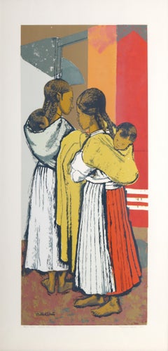 Mexikanisches Baby sitter, Millard Sheets 1949