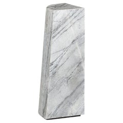 "Mille" Blue Forest Marble Side Table by Christiane Lemieux