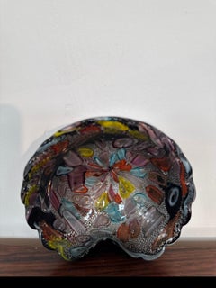 Mille Fiori Murano Glass Bowl Dino Martens Italy, 1960s