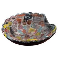 Mille Fiori Murano Glass Bowl Dino Martens Italy, 1960s