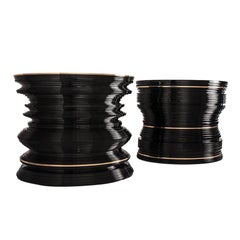 Millé Occasional Tisch 'Bronze, Schwarzer Lack' von Hudson