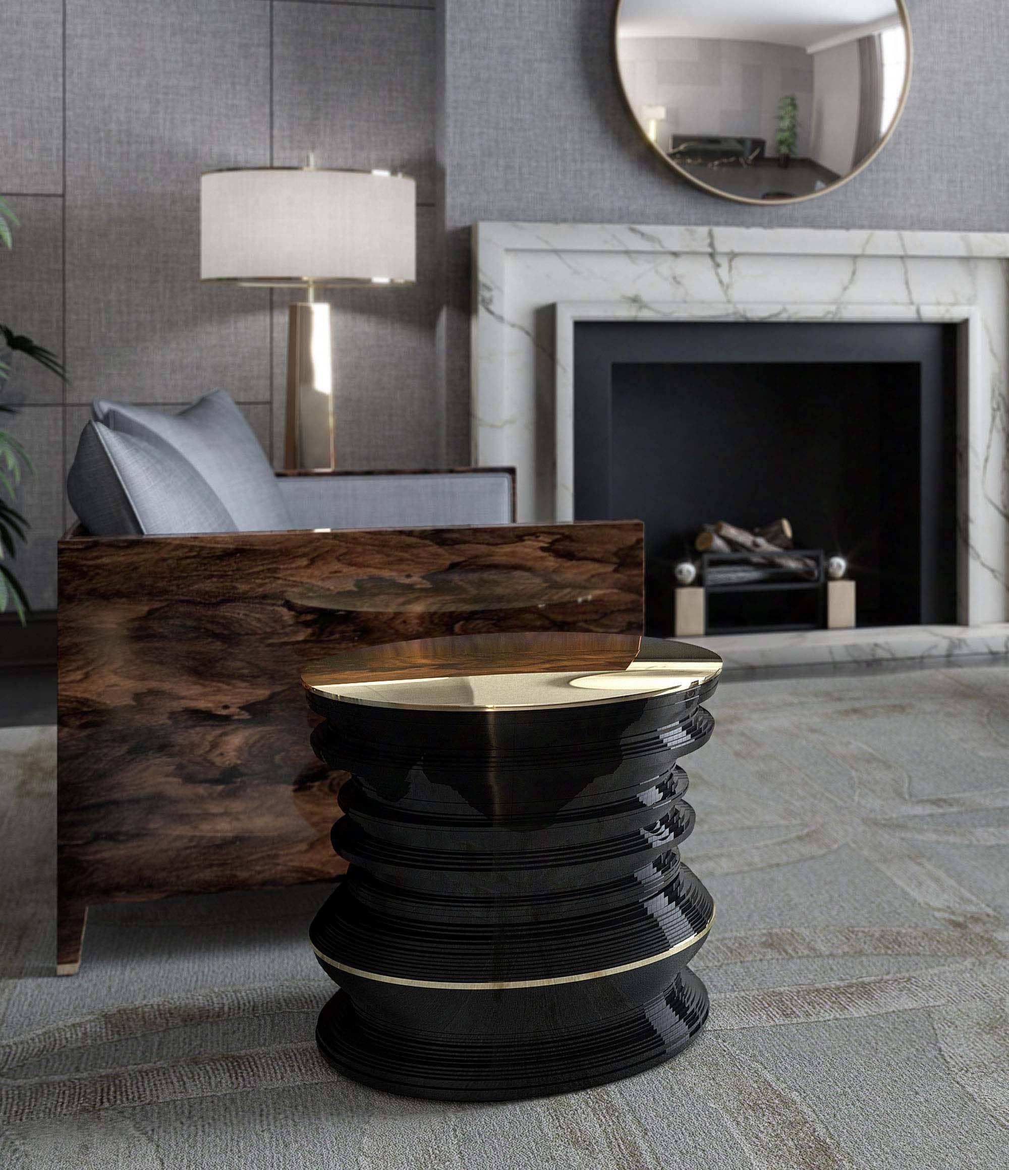 Peint Table d'appoint Millé By Barlas Baylar en vente