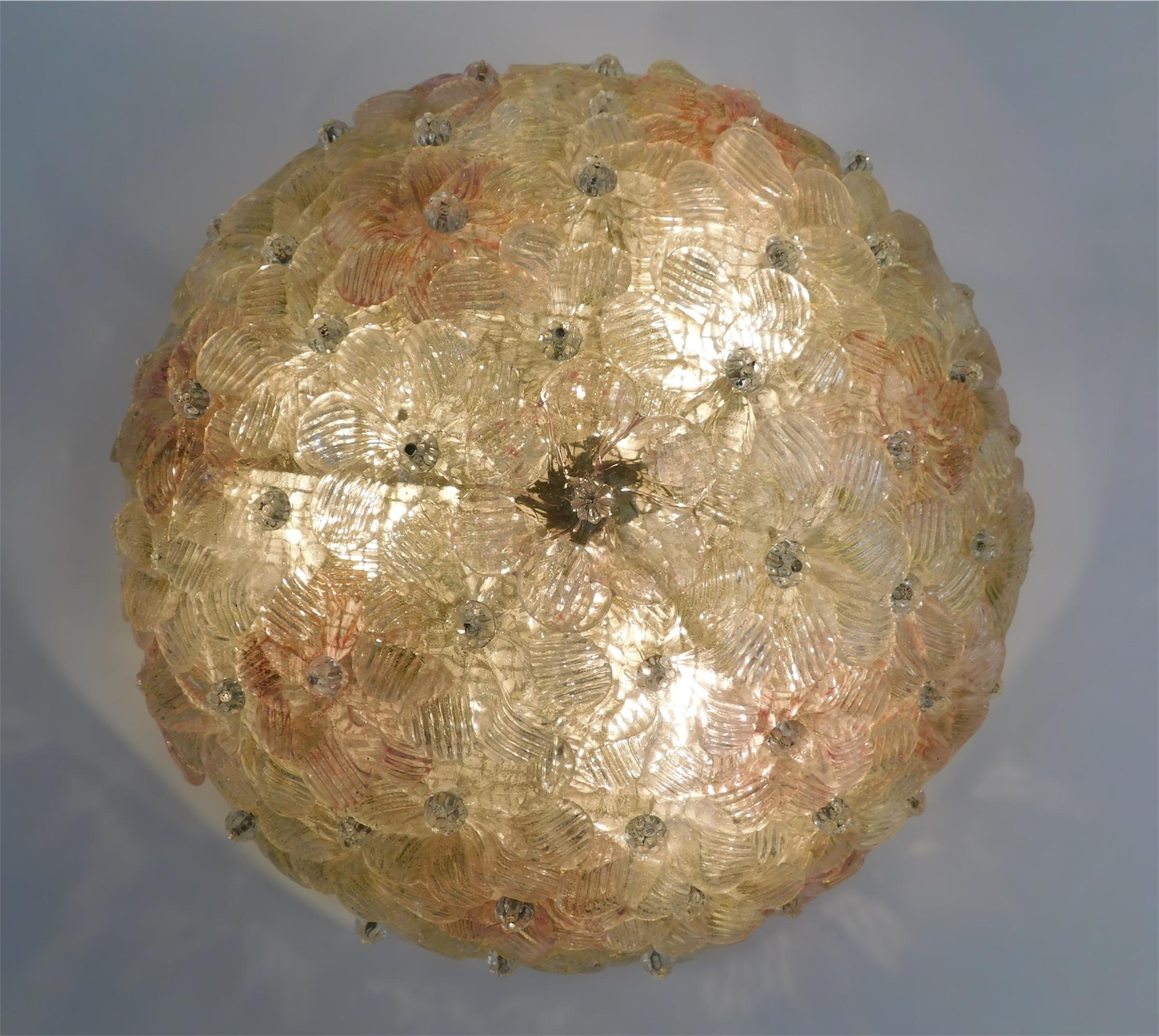 Monture encastrée Millefiori de Barovier e Toso en vente 3