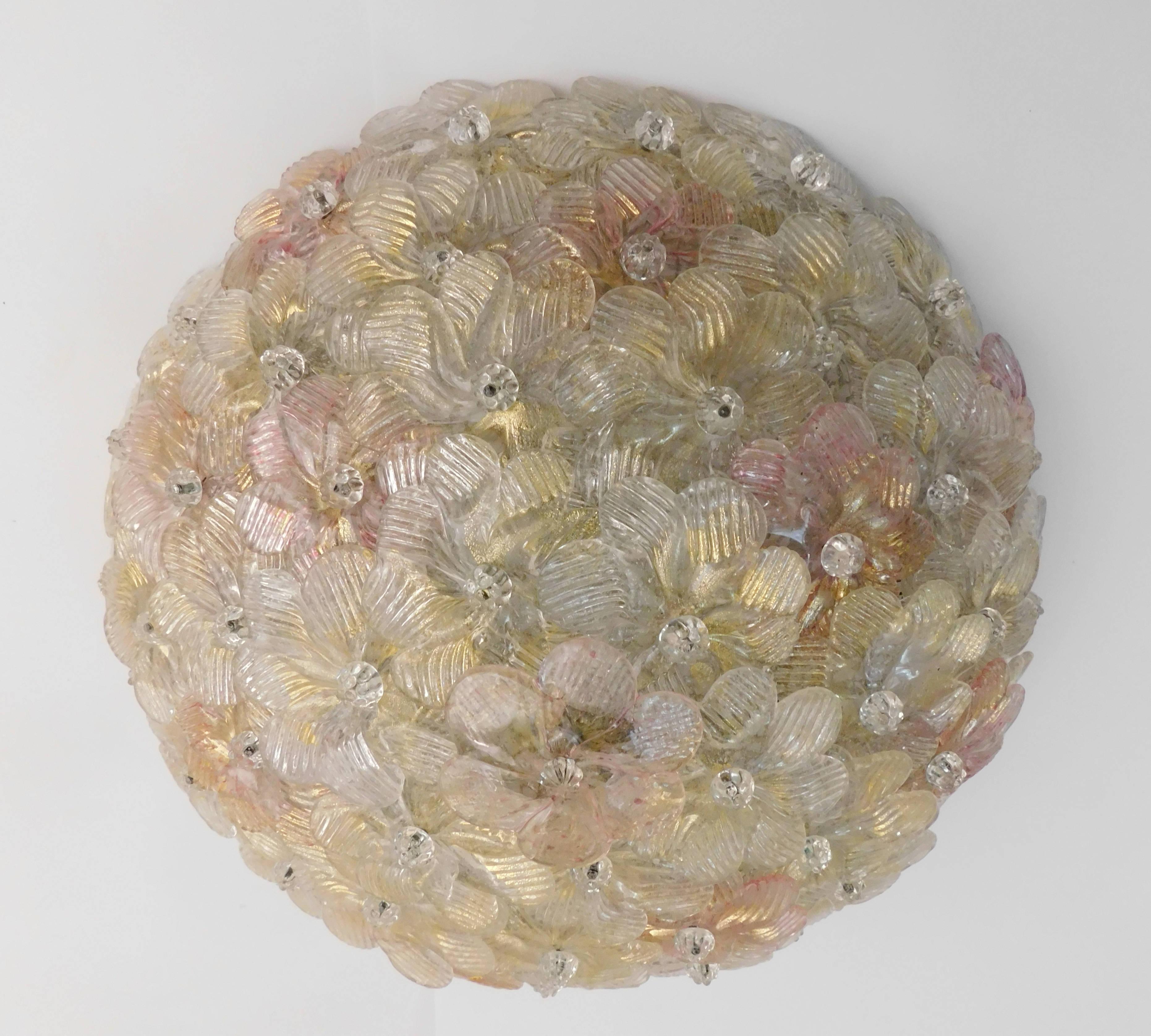 italien Monture encastrée Millefiori de Barovier e Toso en vente