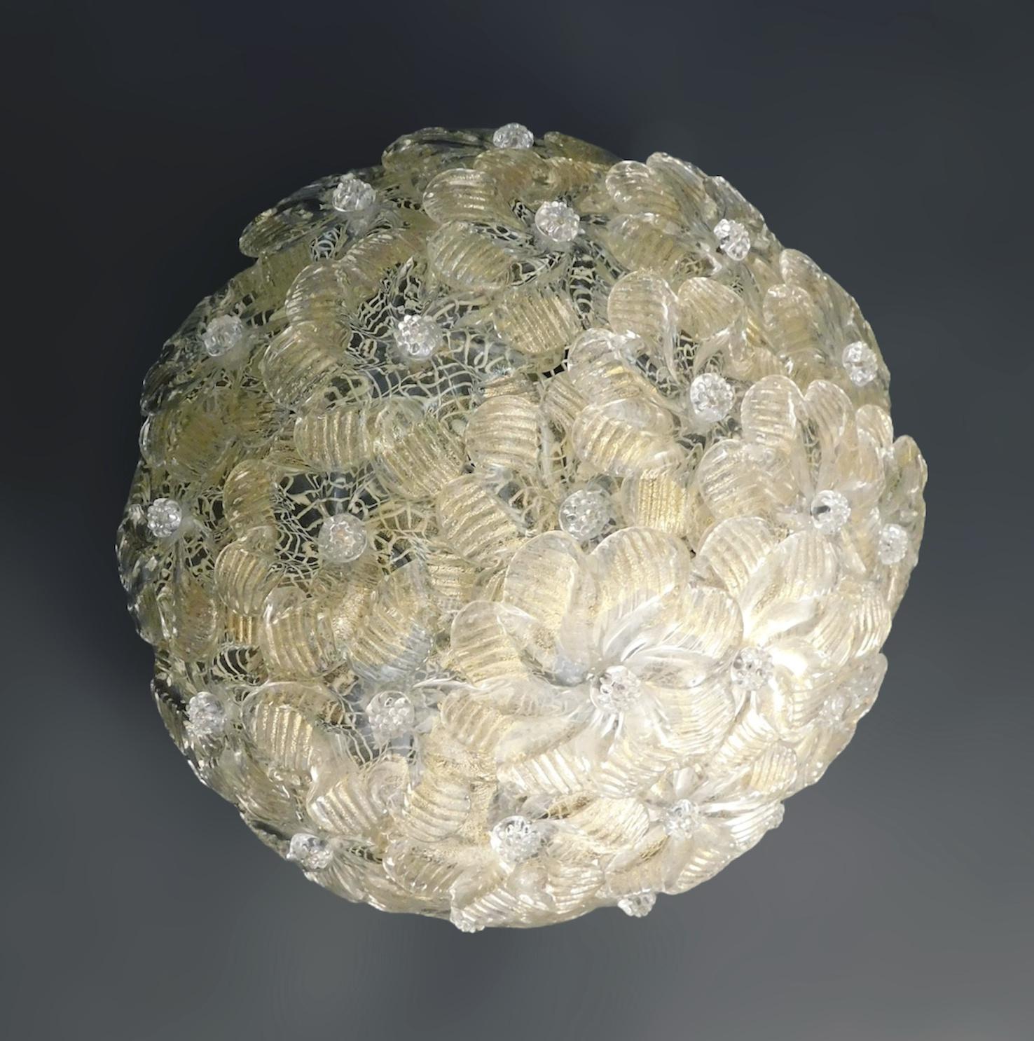 Millefiori Einbaubeleuchtung von Barovier e Toso (Italienisch) im Angebot