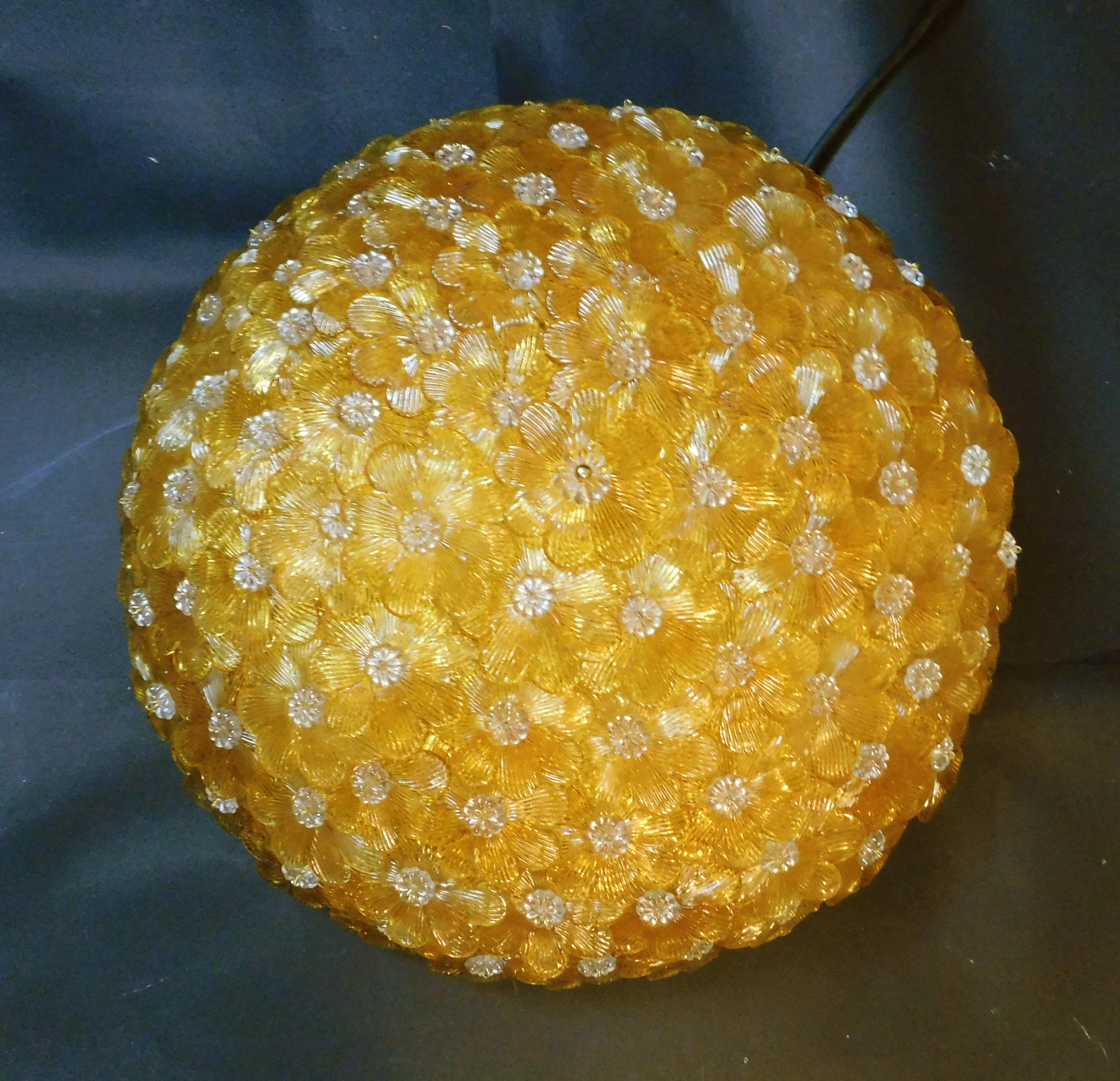 Italiano Lampada da incasso Millefiori di Barovier e Toso in vendita