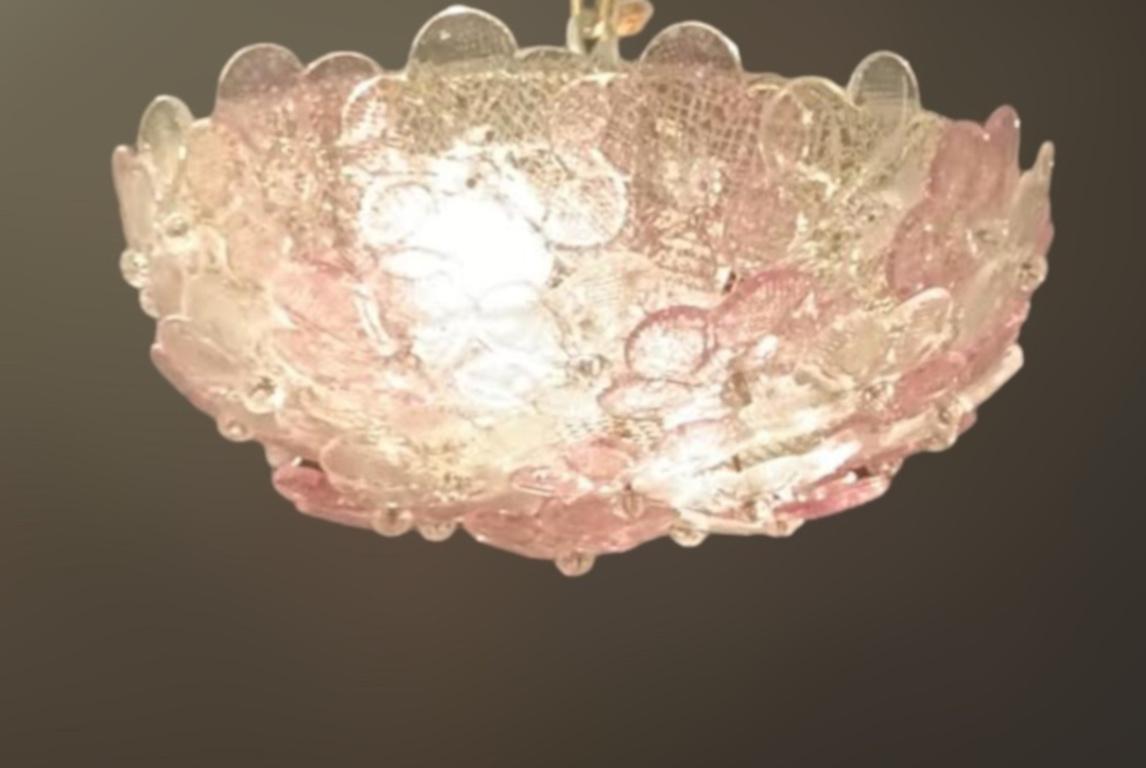 Millefiori Einbaubeleuchtung von Barovier e Toso (20. Jahrhundert) im Angebot