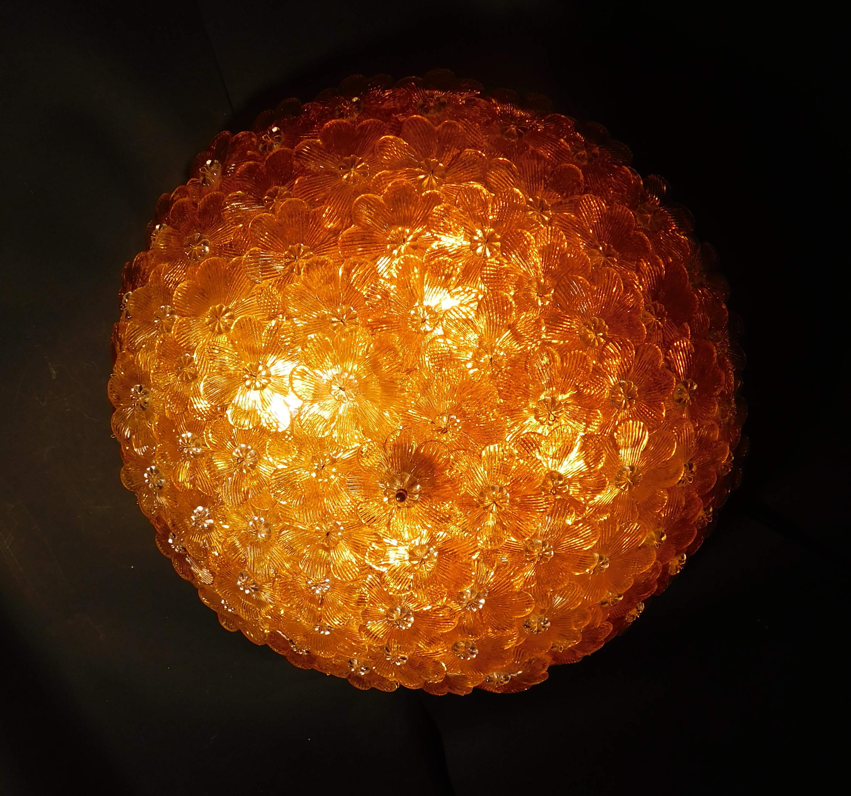 XX secolo Lampada da incasso Millefiori di Barovier e Toso in vendita