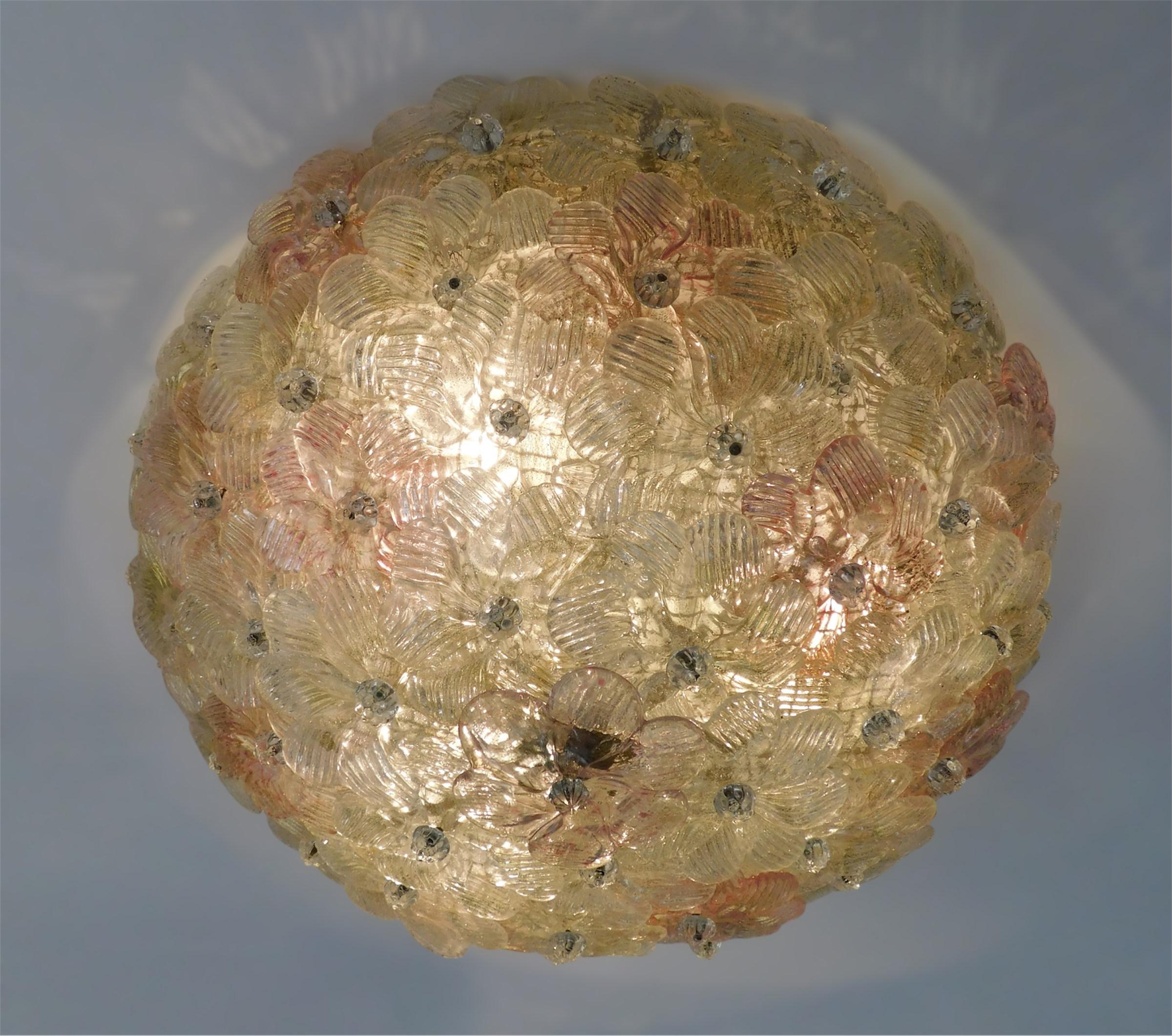 Monture encastrée Millefiori de Barovier e Toso en vente 1