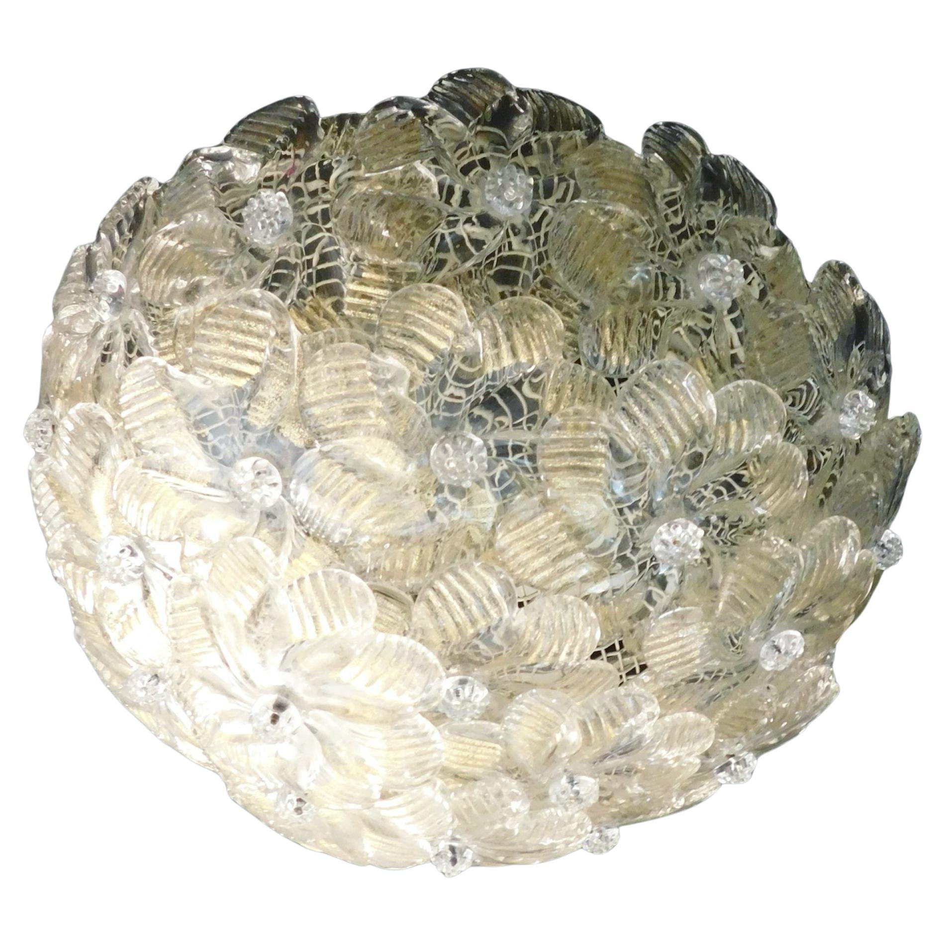 Monture encastrée Millefiori de Barovier e Toso