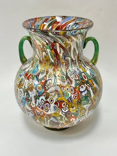 Vaso in vetro millefiori di La Murrina, Murano, Italia