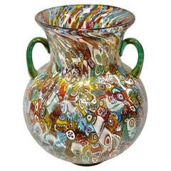 Millefiori-Glasvase von La Murrina aus Murano, Italien