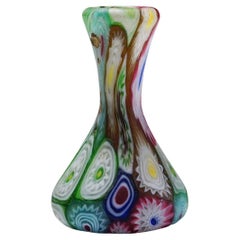 Millefiori Murano Vase by Fratelli Toso Murano Ca. 1920