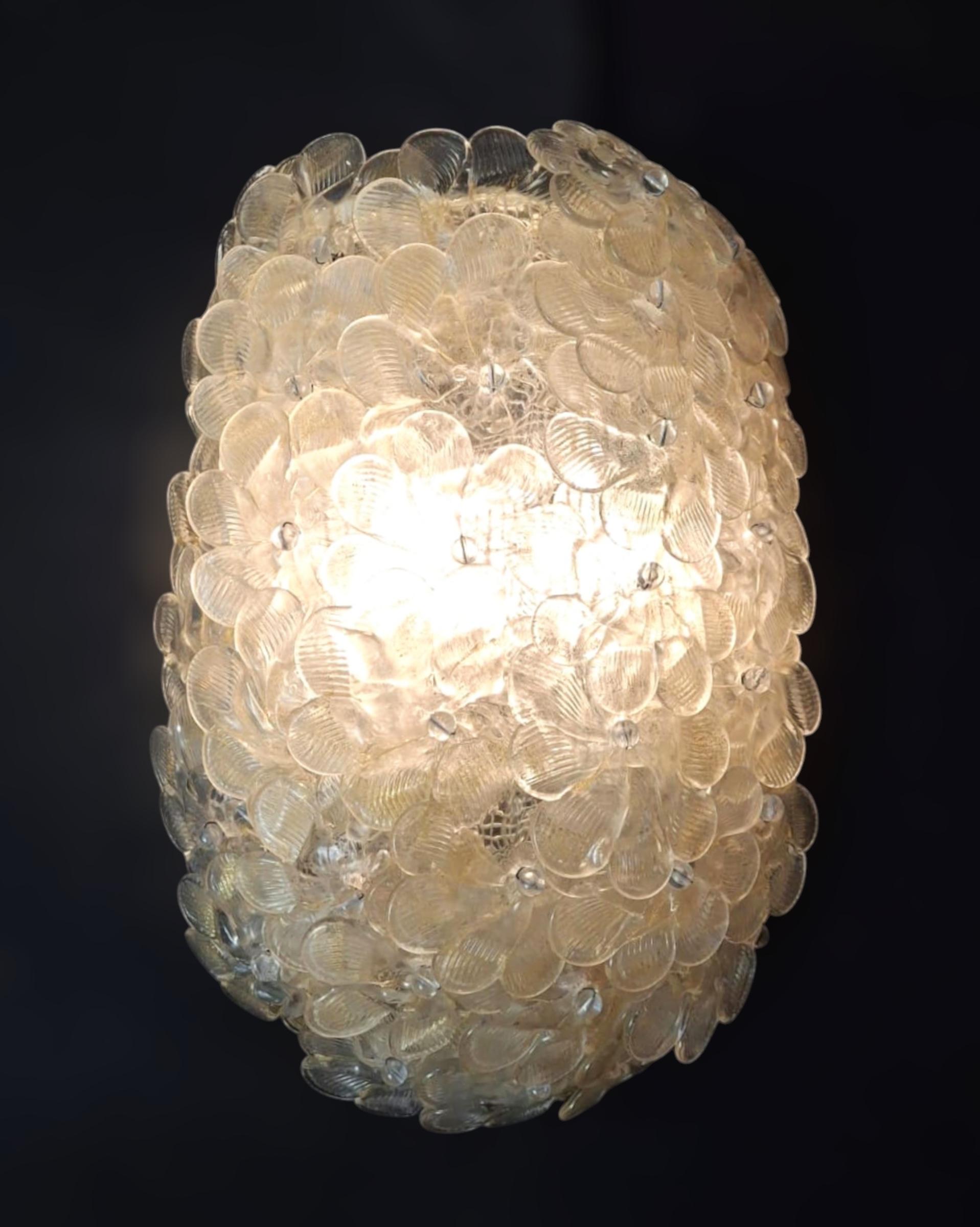 Verre de Murano Applique Millefiori de Barovier e Toso en vente