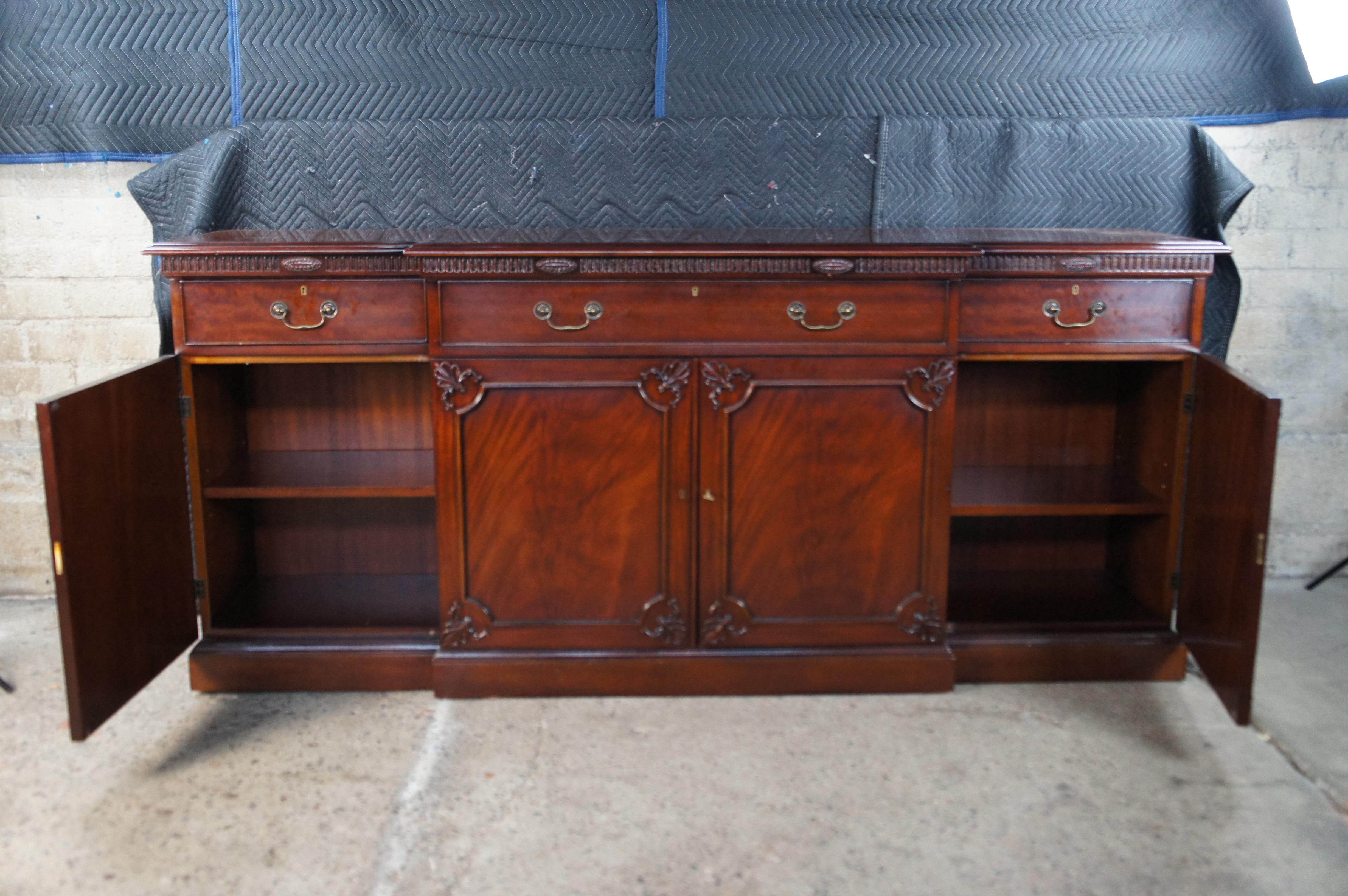 Millender Furniture Robert Adam Style Flame Mahogany Buffet Sideboard 87