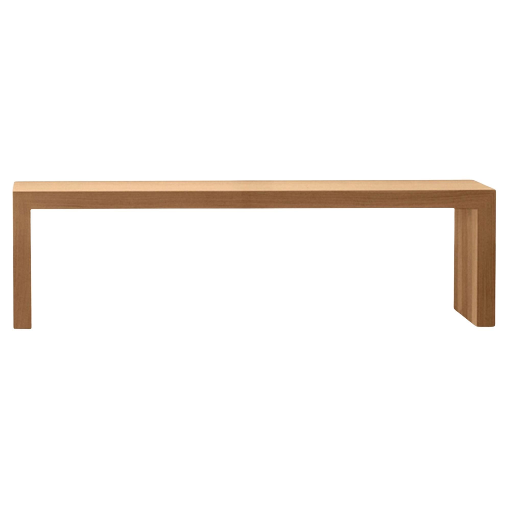 Millenium Hope Bench in oak by Claudio Silvestrin for Cappellini