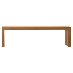 Millenium Hope Bench in oak by Claudio Silvestrin for Cappellini