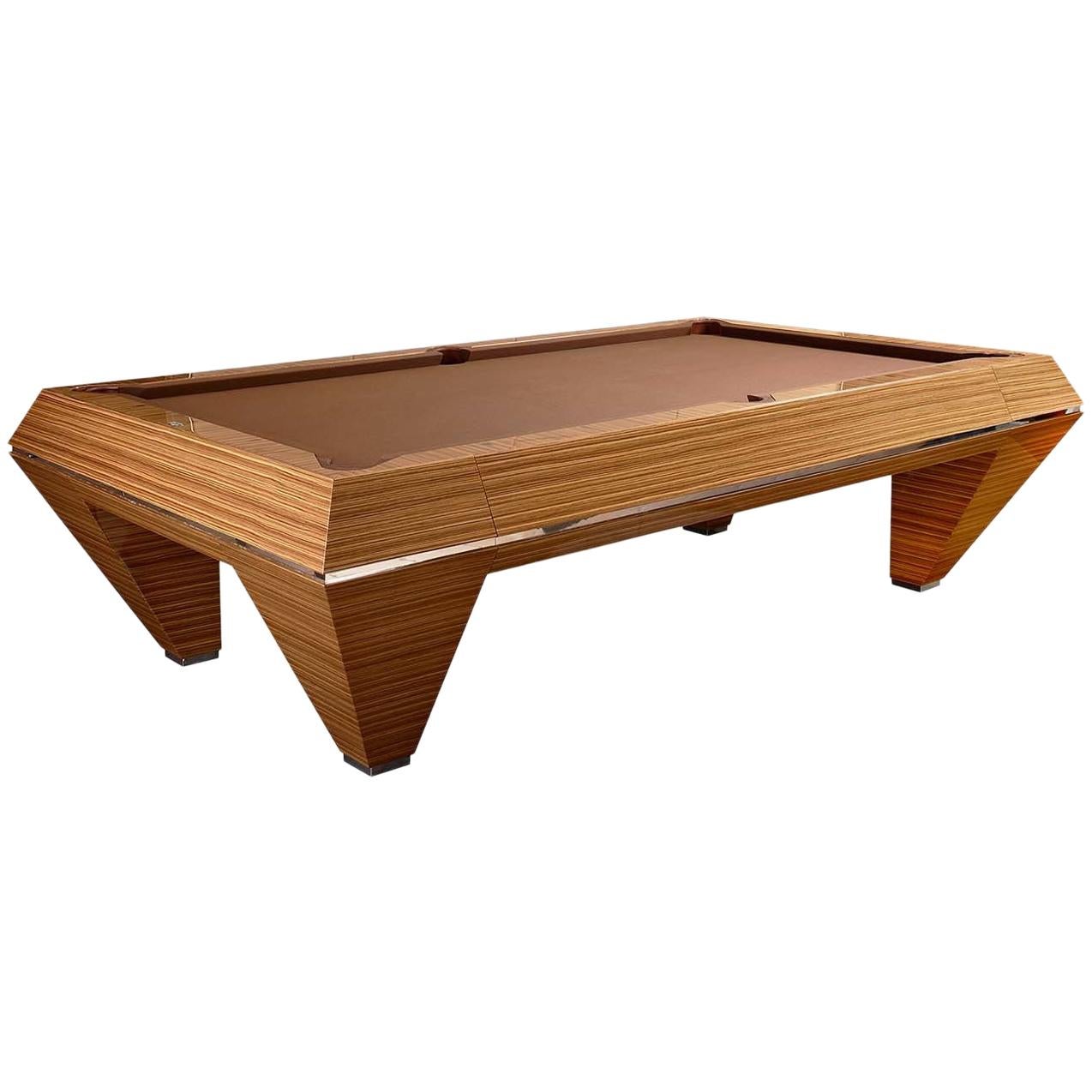Art Deco Brunswick Centennial Pool Table at 1stDibs