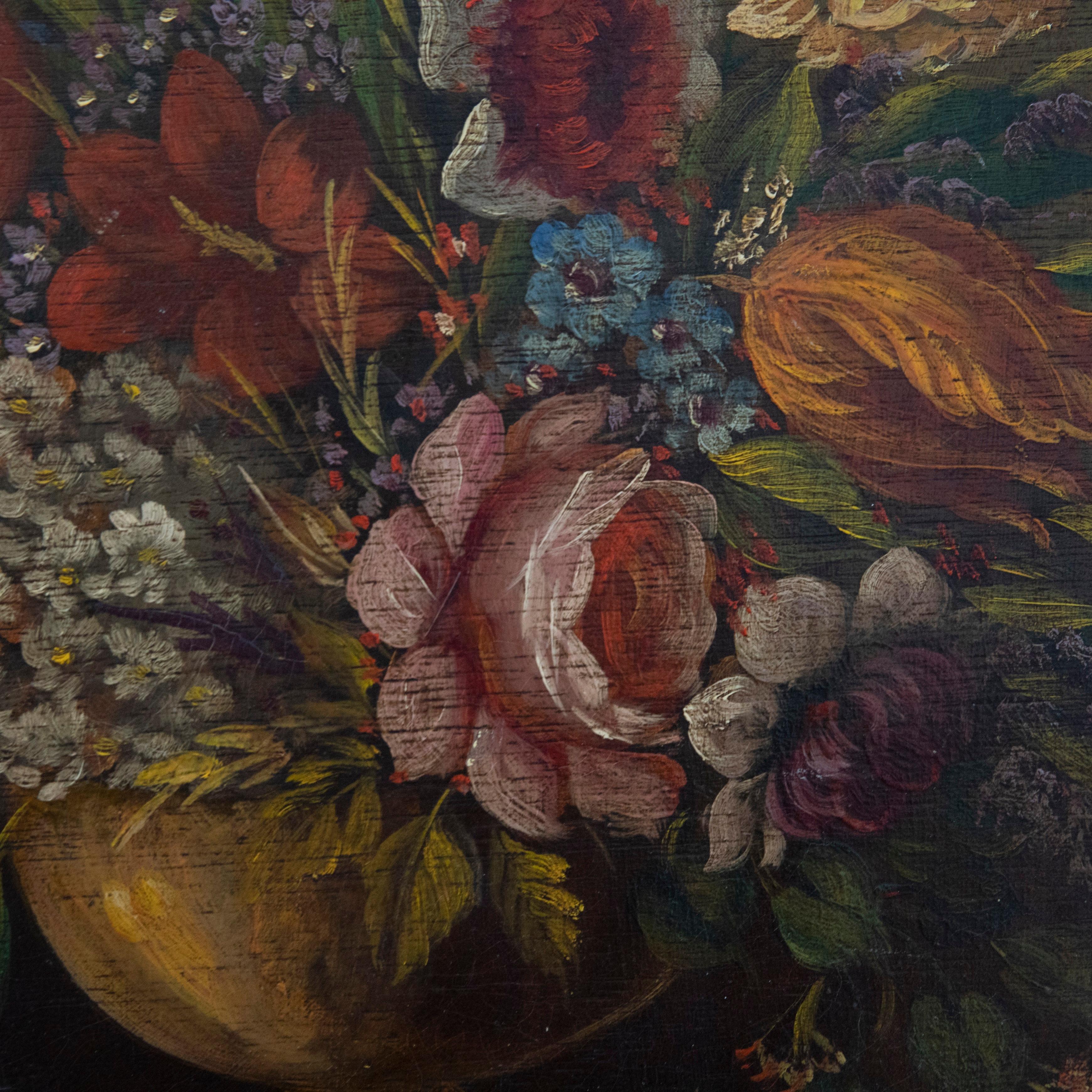 Millent - Olio dell'inizio del XX secolo, Schiera di fiori 2