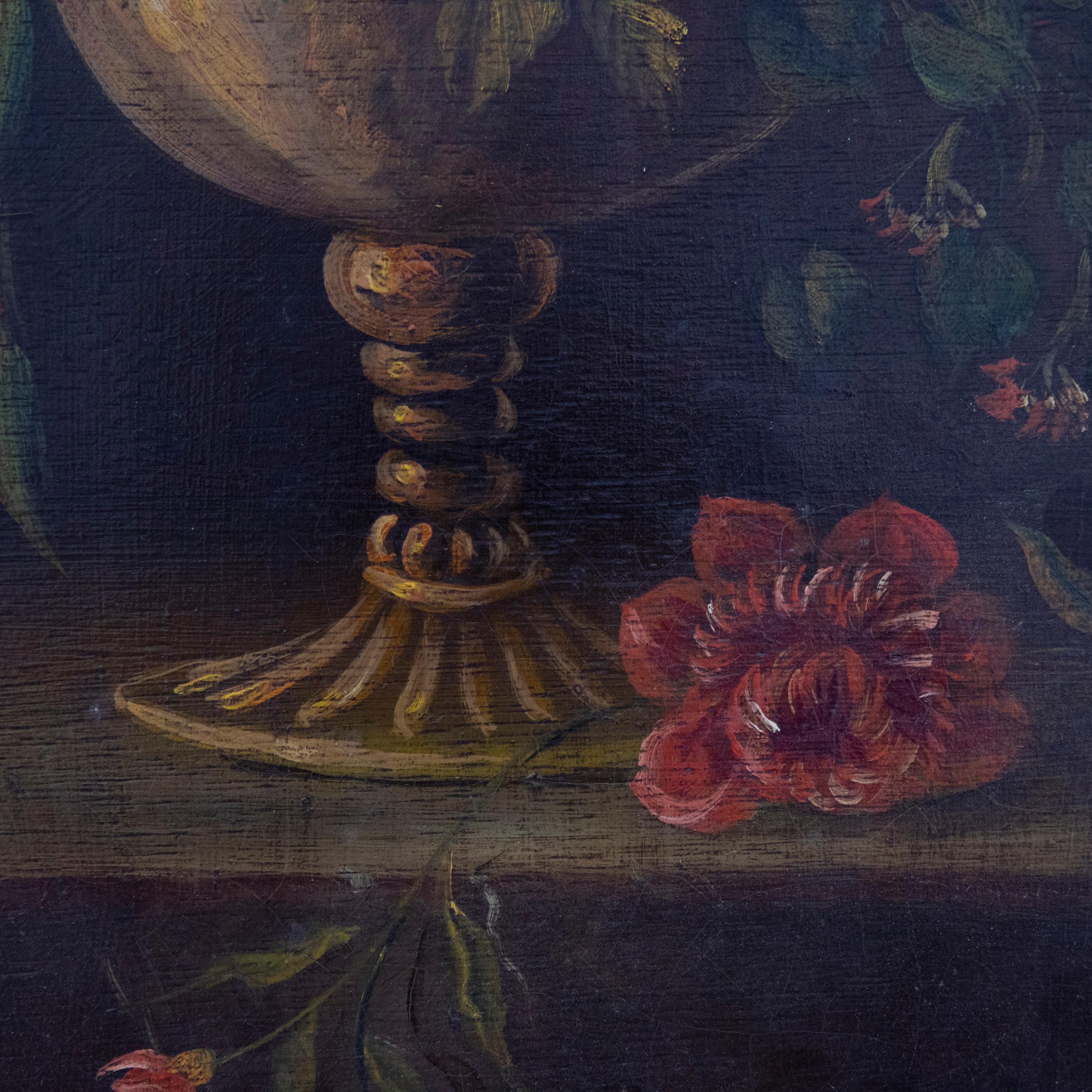 Millent - Olio dell'inizio del XX secolo, Schiera di fiori 3