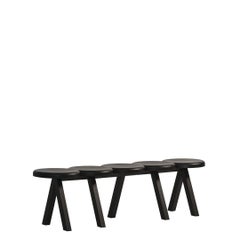 Millepiedi-Bank aus schwarzer gebeizter Esche von Driade