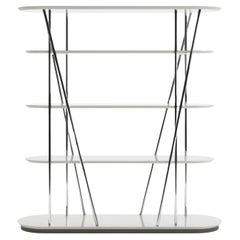 Verchromtes Bücherregal Millepiedi von Dimorestudio für Cappellini