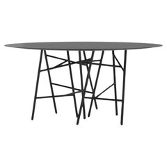 Millepiedi Dining Round Table in lacquer by Dimorestudio for Cappellini