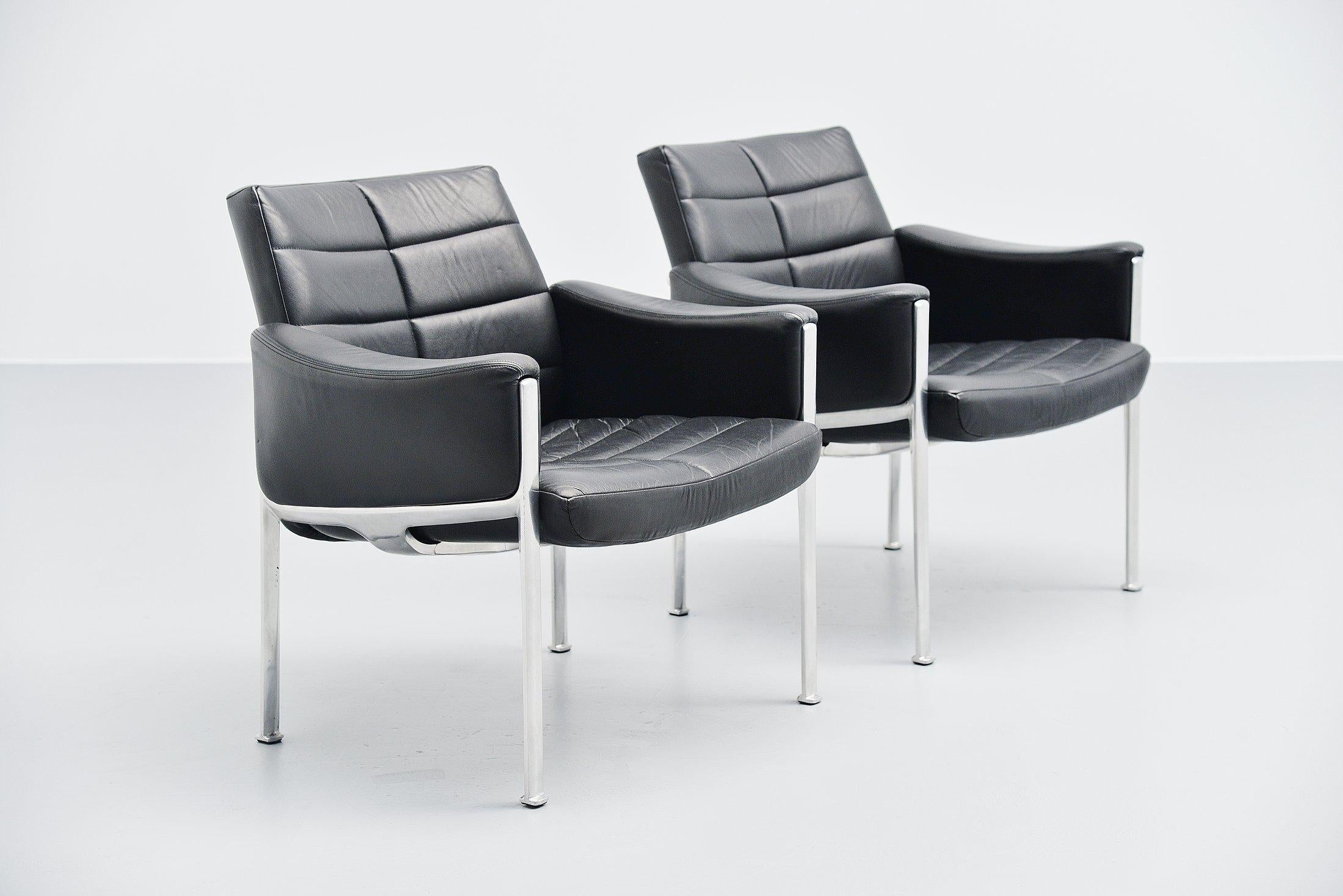 Mid-Century Modern Miller Borgsen Armchairs Röder Söhne Germany, 1966