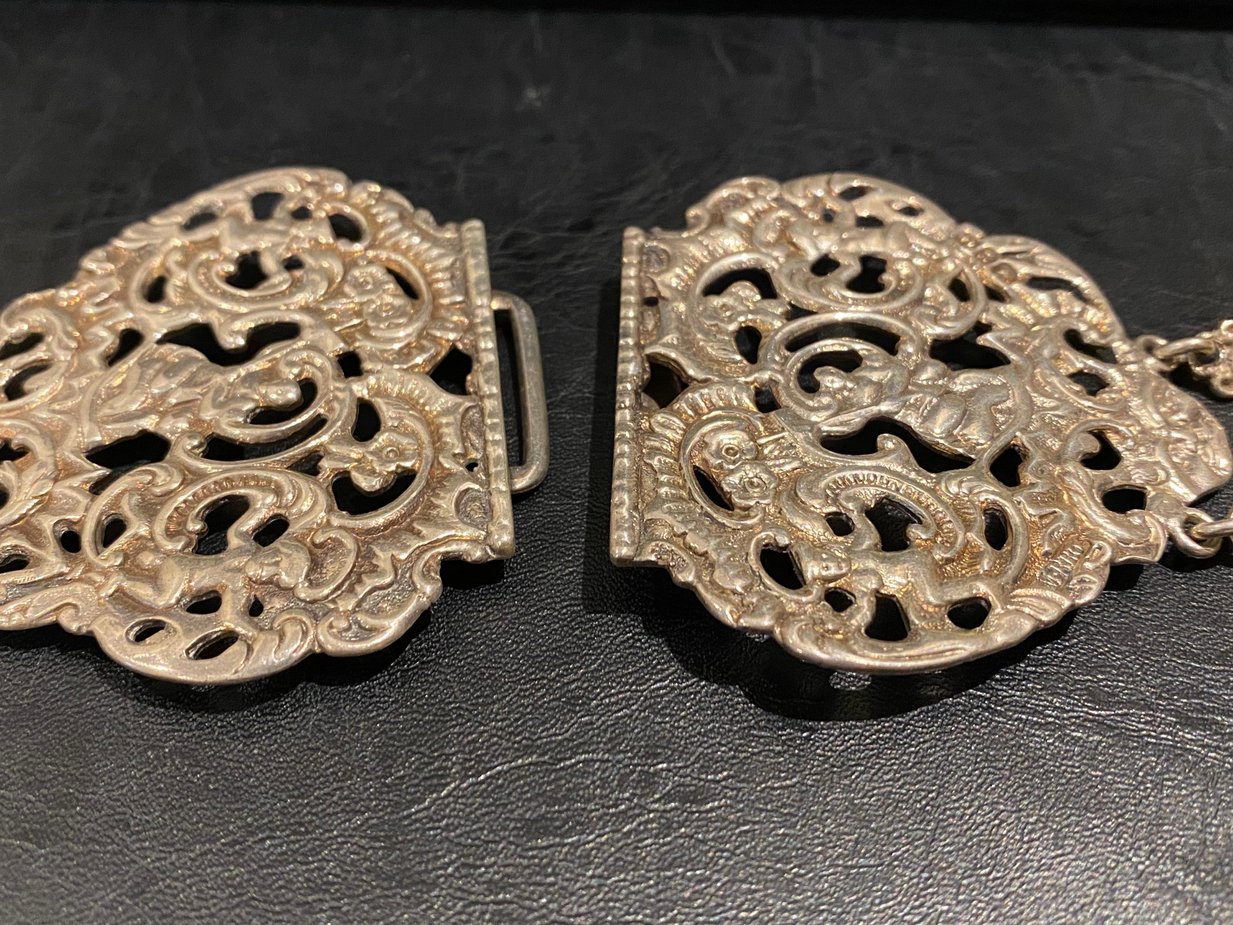 A. Miller Bros. in argento Sterling Tardo Vittoriano Cintura squisita. Birmingham, c1899. in vendita 11