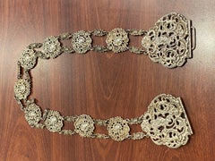 Miller Bros Sterling Silver Late Victorian Exquisite Belt. Birmingham, c1899.