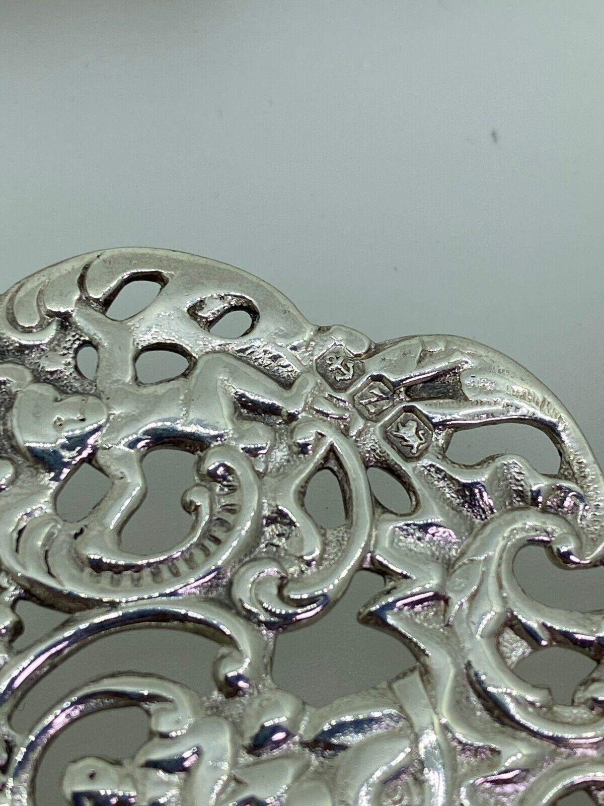 Miller Bros Sterling Silver Late Victorian Exquisite Belt. Birmingham, c1899. For Sale 4