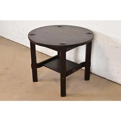 Miller Cabinet Co. Antique Mission Oak Arts & Crafts Center Table, Circa 1910