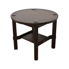 Miller Cabinet Co. Antique Mission Oak Arts & Crafts Center Table, Circa 1910
