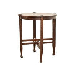 Miller Cabinet Co. Mission Oak Arts & Crafts Side Table, Newly Refinished