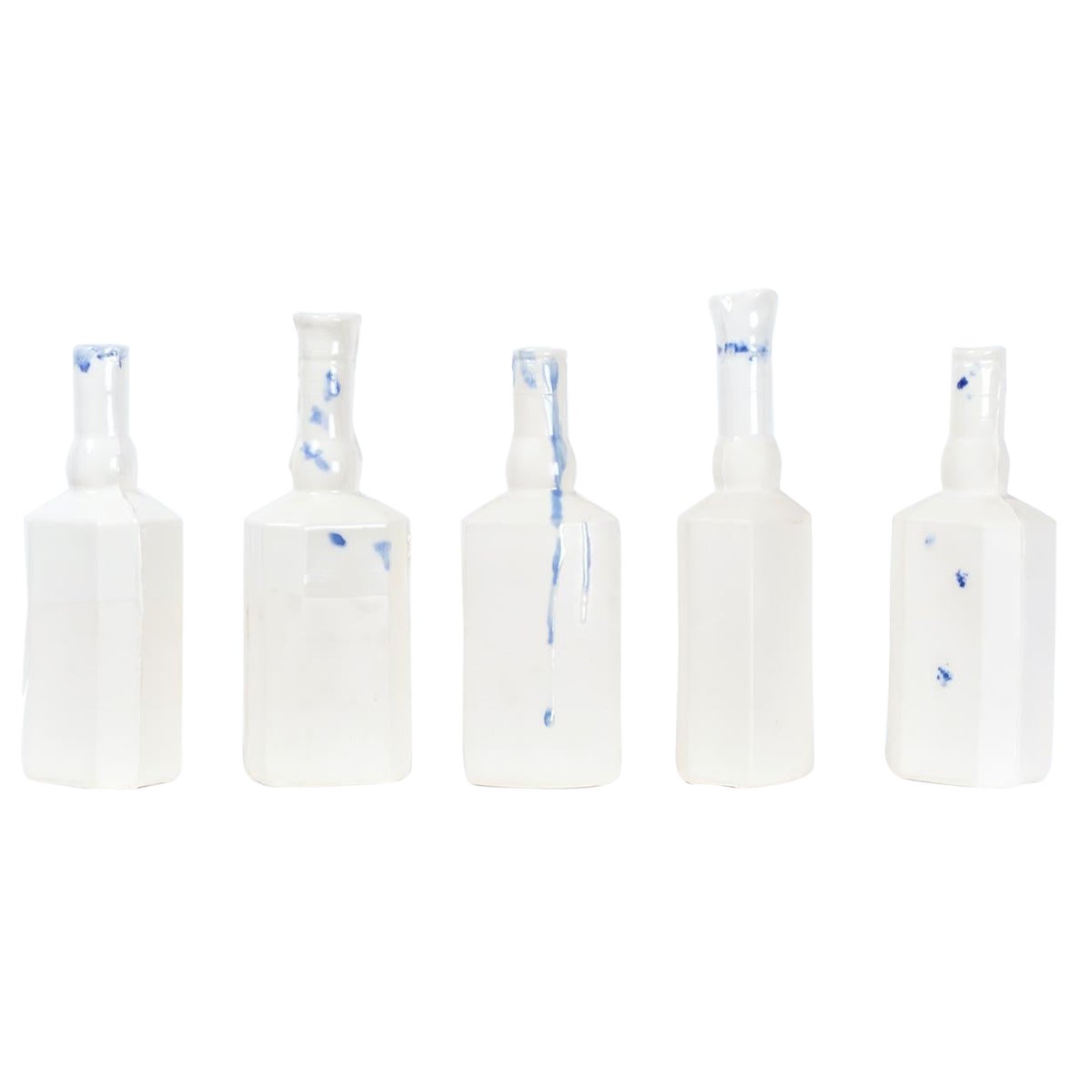 A. Miller Ceramics, Set di cinque bottiglie in fusione in vendita