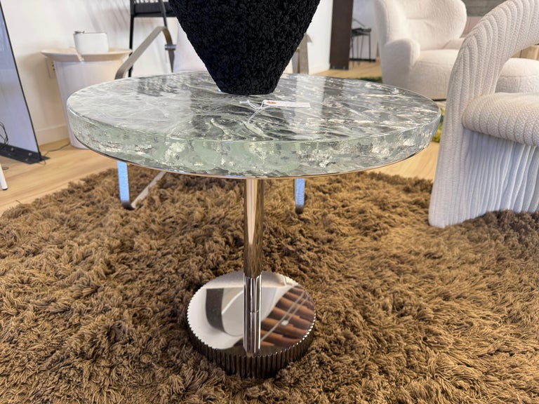Miller Coffee Table with Murano glass top from Hessentia Cornelio Cappellini